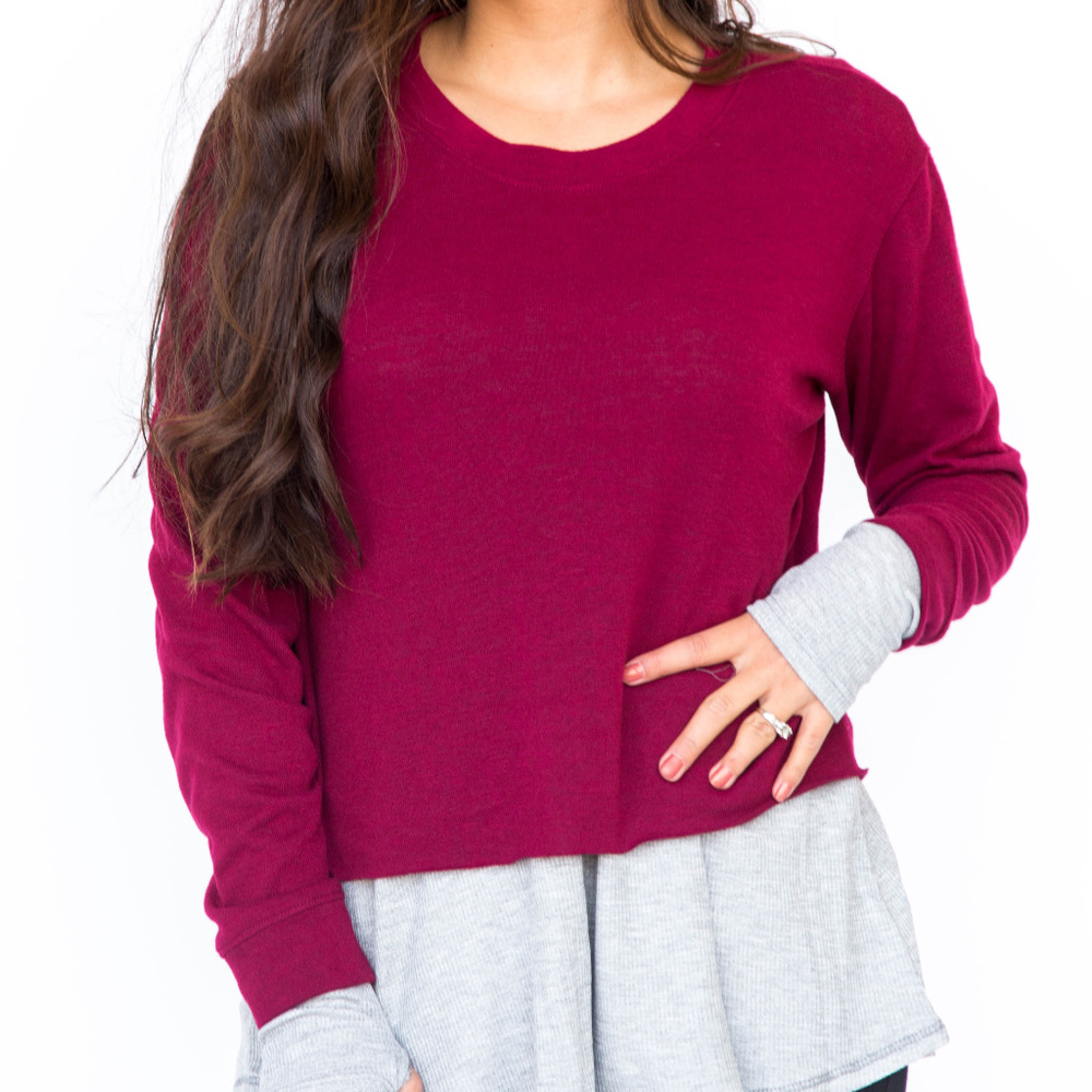 Pullover Oxblood